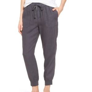 Elle Relaxed Cinched Gray Pants